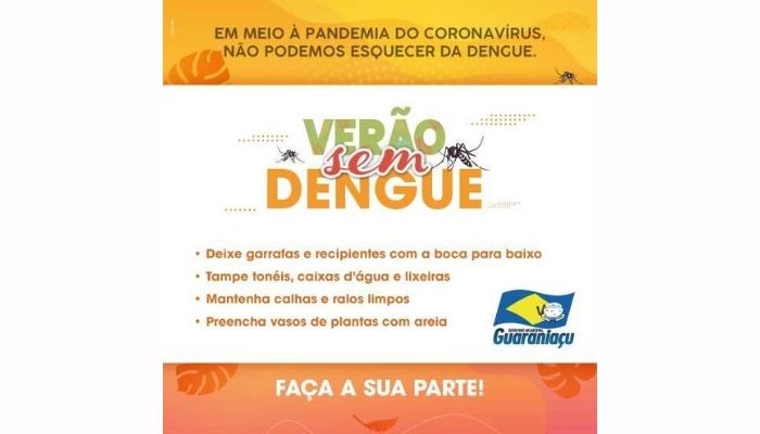 Guaraniaçu - Em meio a pandemia do coronavírus, não podemos esquecer da dengue